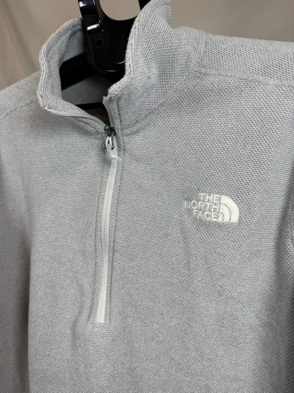The‎ North Face Jacquard Fleece Cap Rock Quarter-Zip Pullover 🏔️
